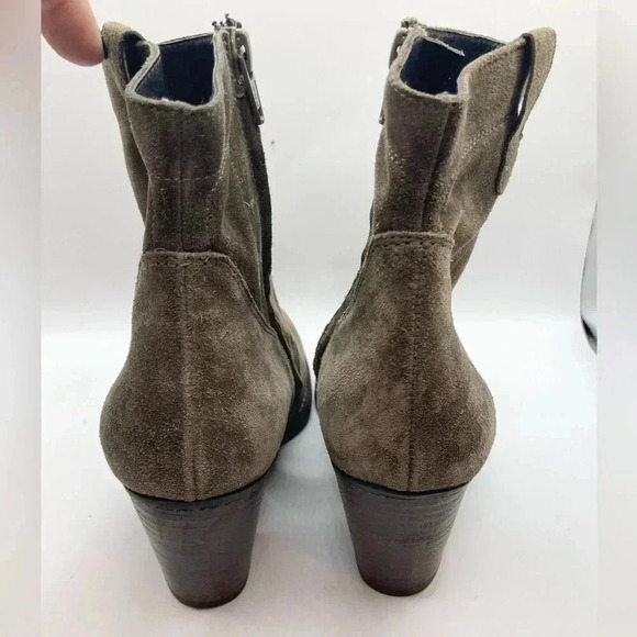 Paul Green Booties Cigar Suede Boots Women’s Shoe Size 5 Mid Calf MSRP $359 - Picture 6 of 12